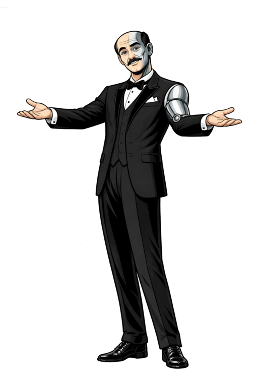 Alfred, konzentriert